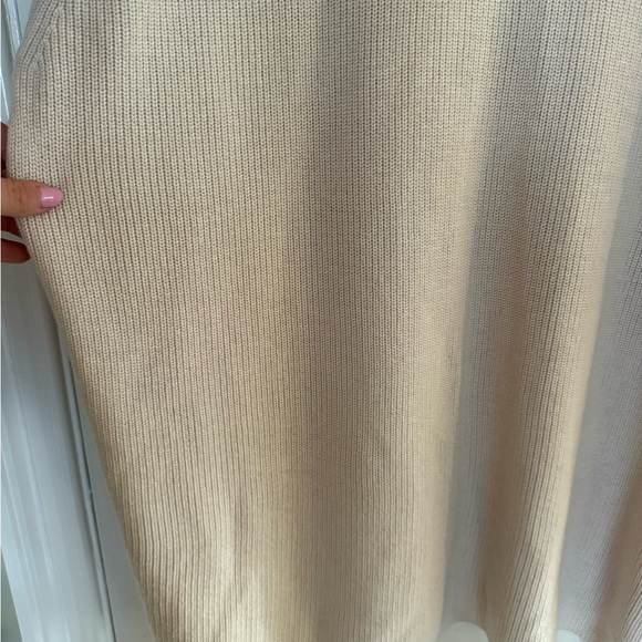 Lululemon Merino Wool Blend Ribbed Crewneck Oatmeal Beige Size 10 - Picture 8 of 10
